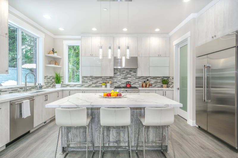 bright kitchen style after remodel