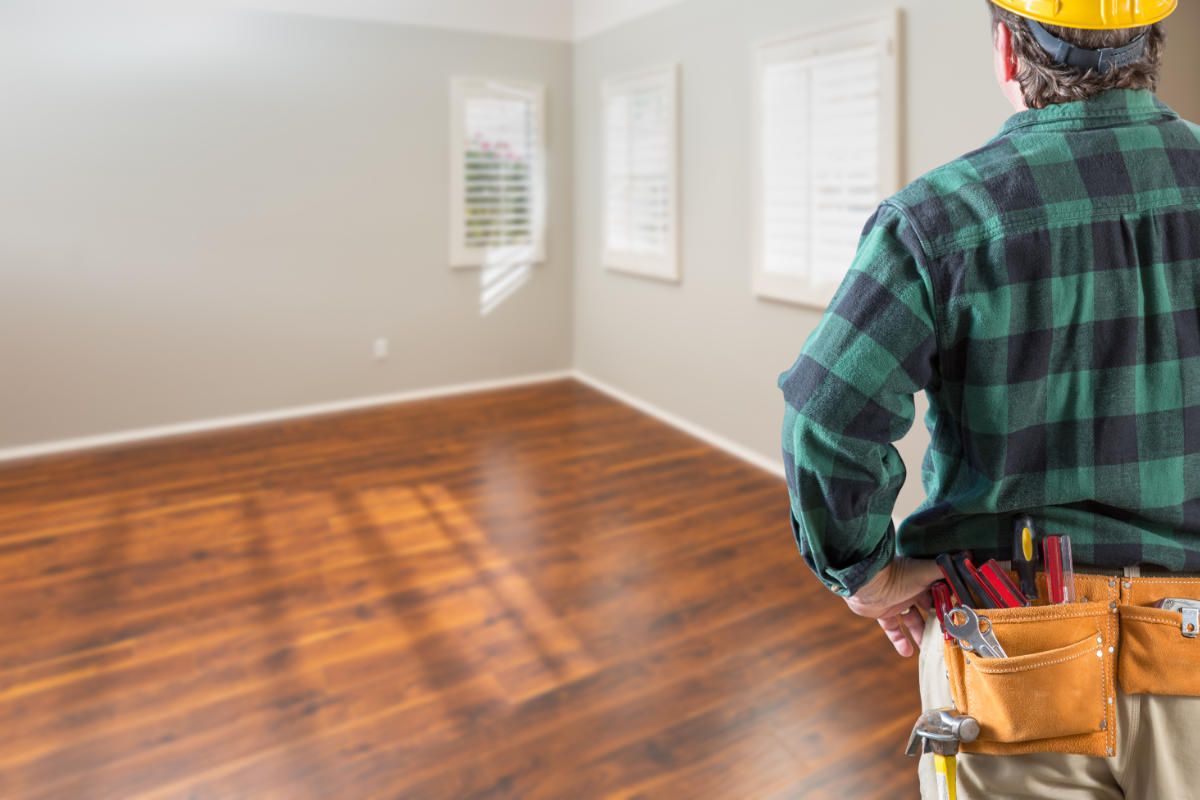 Hardwood floor installation