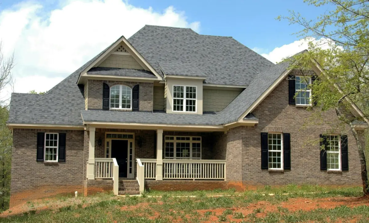 A home with new roof after repair.